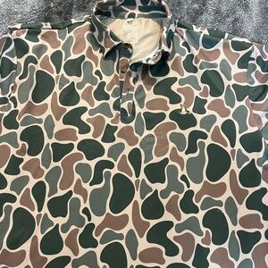 Roost Waterfowl Camo Polo
